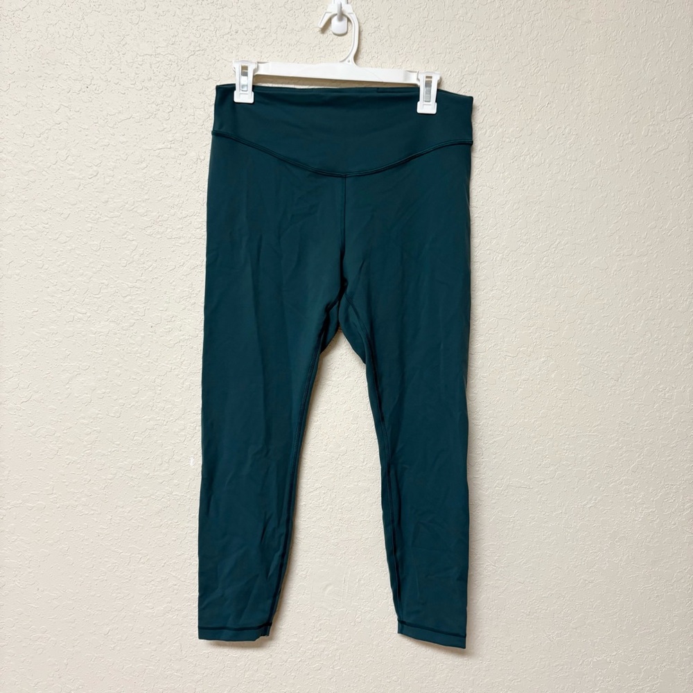 Lululemon Wunder Under Nulux High-Rise Tight 25" Green Women’s Size 12